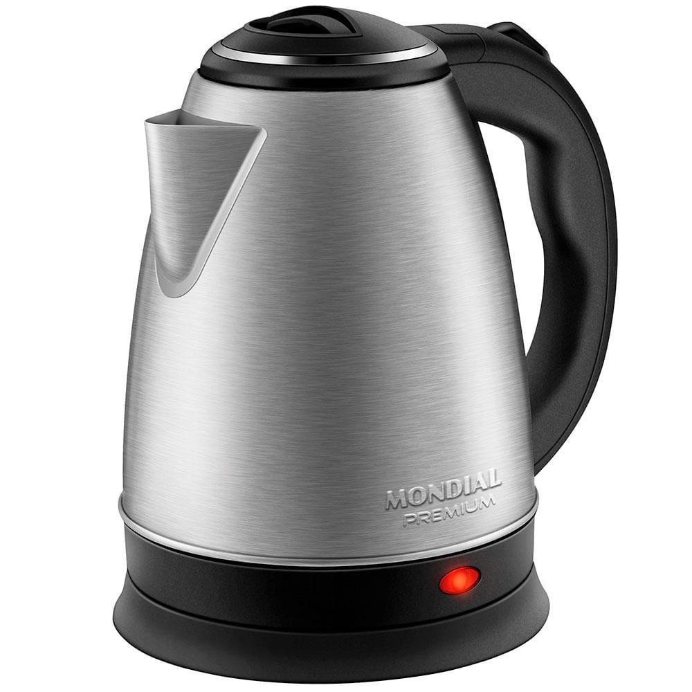 Chaleira Elétrica Mondial Pratic CE-06 com Capacidade de 2L - Inox - 2