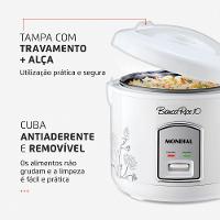 Panela Elétrica de Arroz Mondial Bianca Rice PE-10 10 Xícaras - Branca