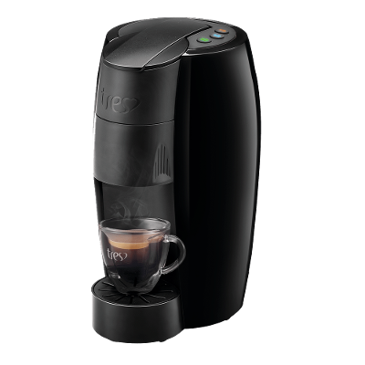 Cafeteira Espresso LOV Preta Automática - TRES 3 Corações
