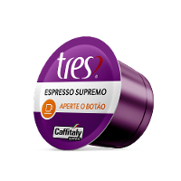 Cápsula de Café Espresso Supremo TRES 3 Corações