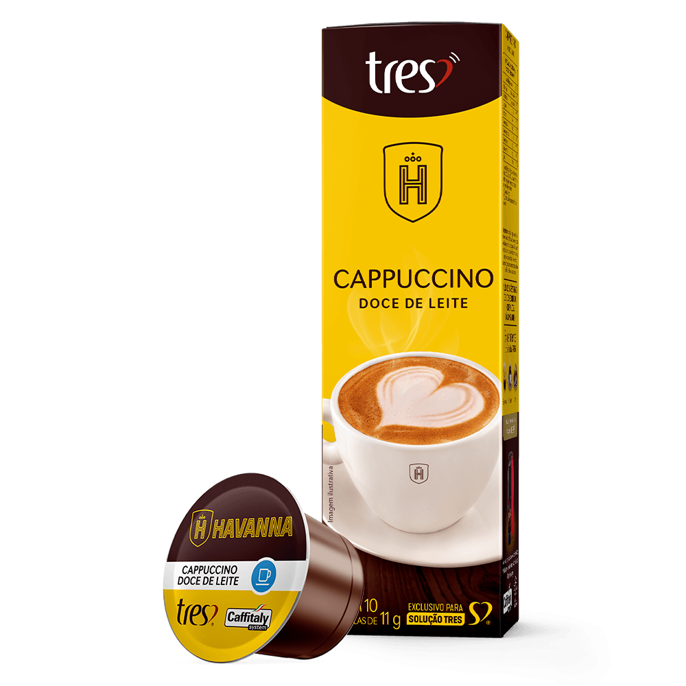 Cápsula de Cappuccino Doce de Leite Havanna TRES - 1