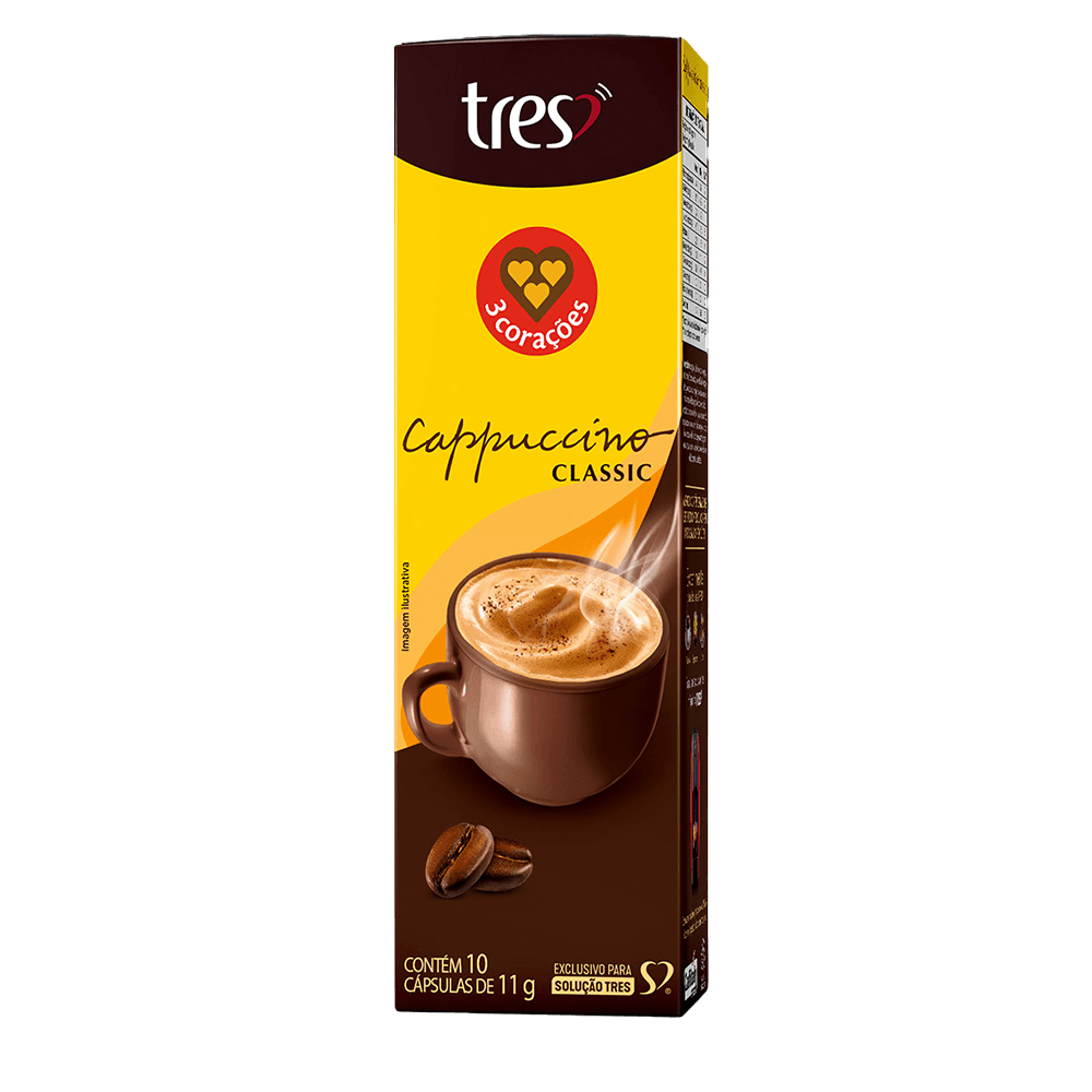 Cápsula de Cappuccino Classic TRES 3 Corações - 2