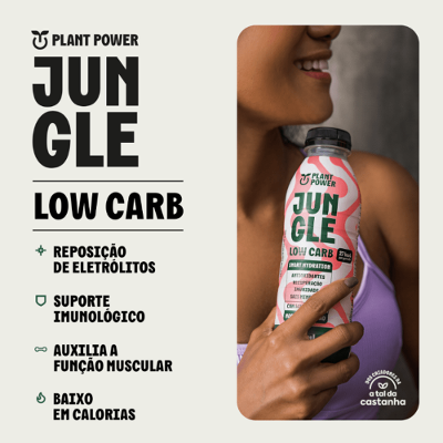 Bebida Jungle Morango e Limão Low Carb - Plant Power
