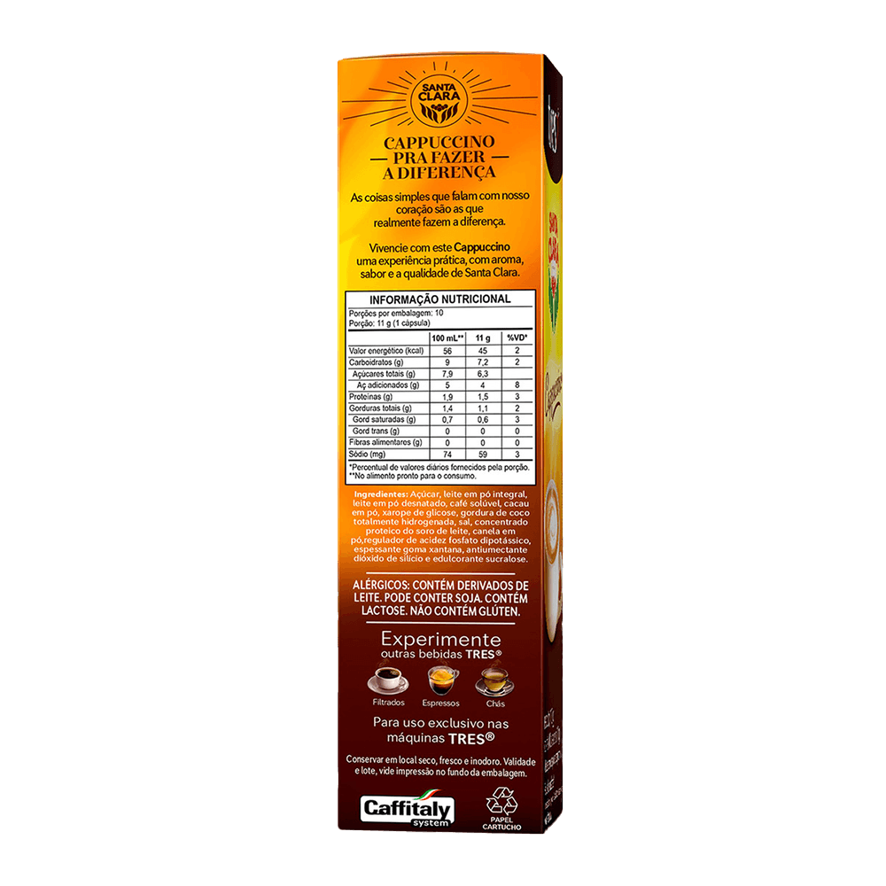 Cápsula de Cappuccino Santa Clara - 1