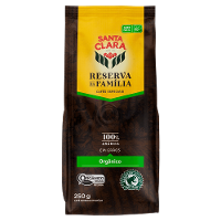 Café Torrado em Grãos Orgânico Santa Clara Reserva da Família Pacote de 250g - 1