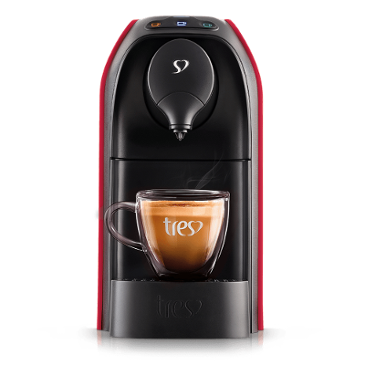 Cafeteira Espresso Passione Vermelha Automática - TRES 3 Corações