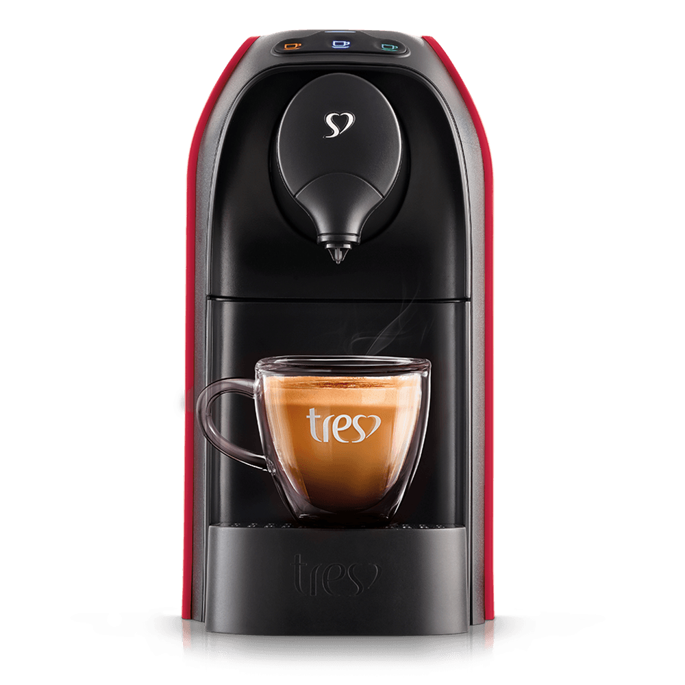 Cafeteira Espresso Passione Vermelha Automática - TRES 3 Corações - 4