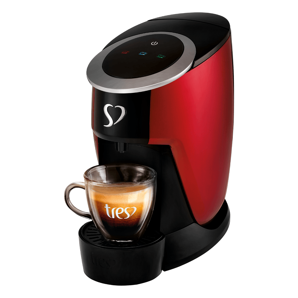 Cafeteira Espresso Touch Vermelha Automática - TRES 3 Corações - 3