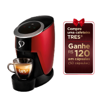Cafeteira Espresso Touch Vermelha Automática - TRES 3 Corações - 1