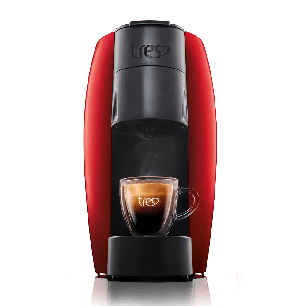 Cafeteira Espresso LOV Vermelha Automática - TRES 3 Corações - 2