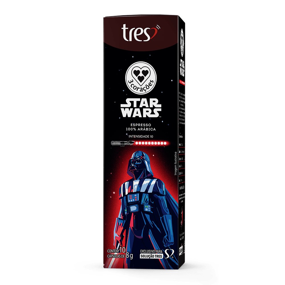 Cápsula de Café Espresso Star Wars™ Darth Vader TRES 3 Corações - 2