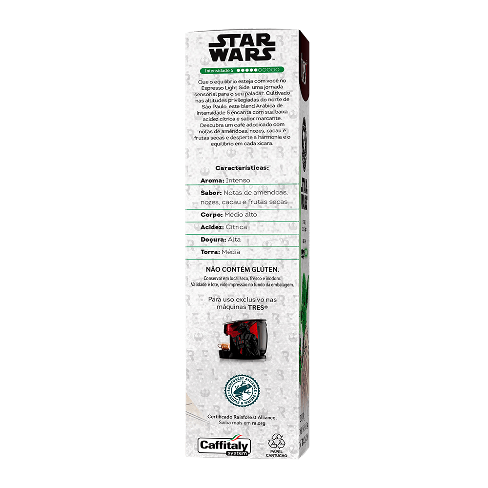 Cápsula de Café Espresso Star Wars™ Mestre Yoda TRES 3 Corações - 5