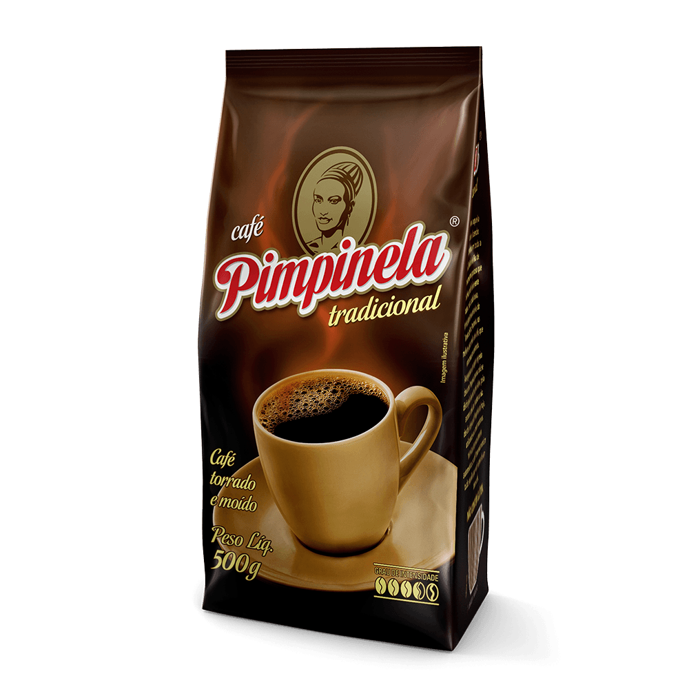 Café Torrado e Moído Pimpinela Tradicional Pacote 500g - 1