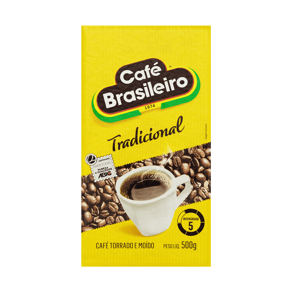 Café Torrado e Moído Café Brasileiro Tradicional a Vácuo 500g - 1