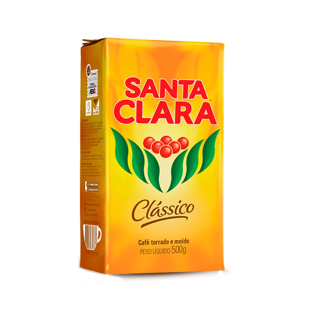 Café Torrado e Moído Santa Clara Clássico a Vácuo 500g - 1