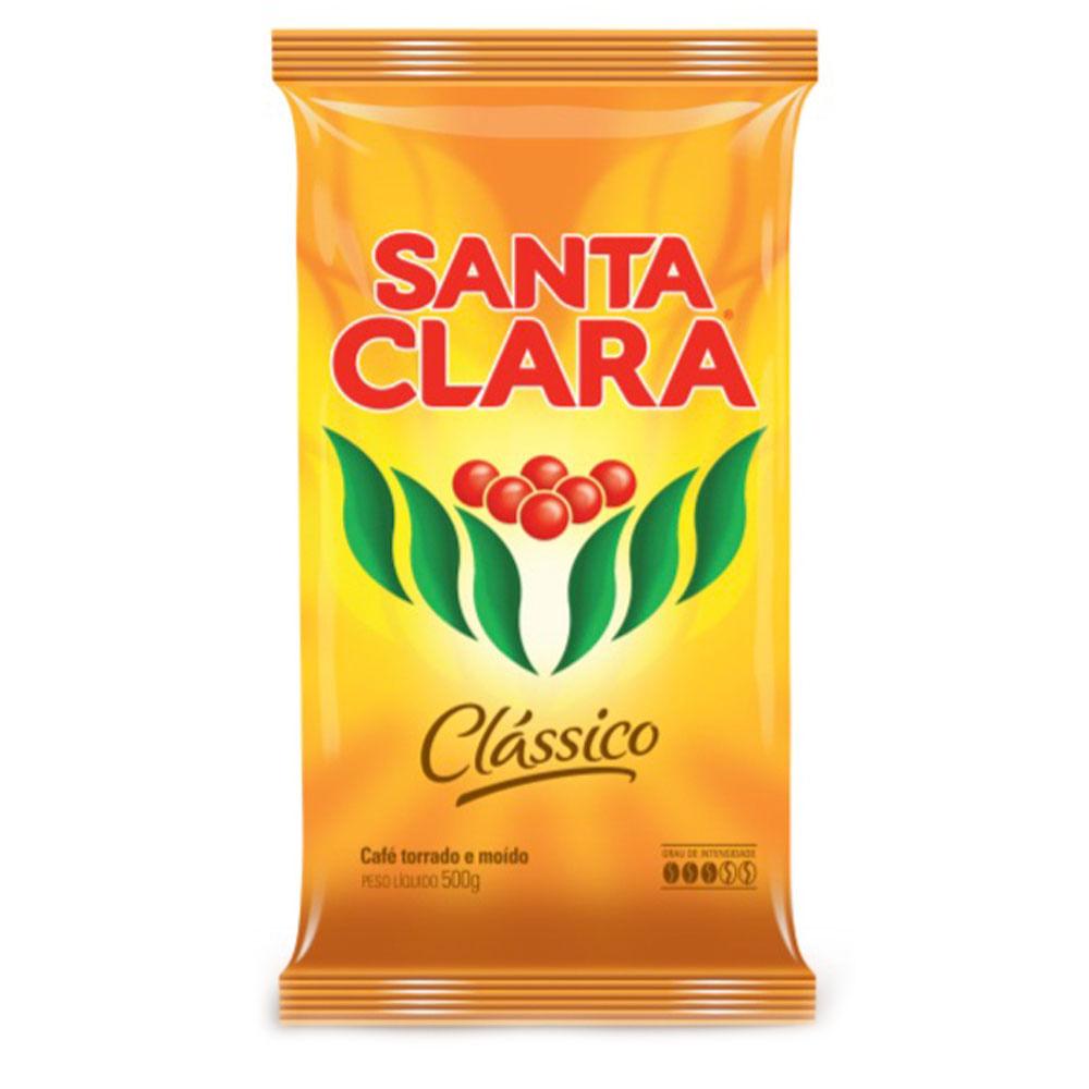 Café Torrado e Moído Santa Clara Clássico Pacote 500g - 1