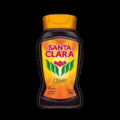 Café Solúvel Granulado Clássico Santa Clara Vidro 200g