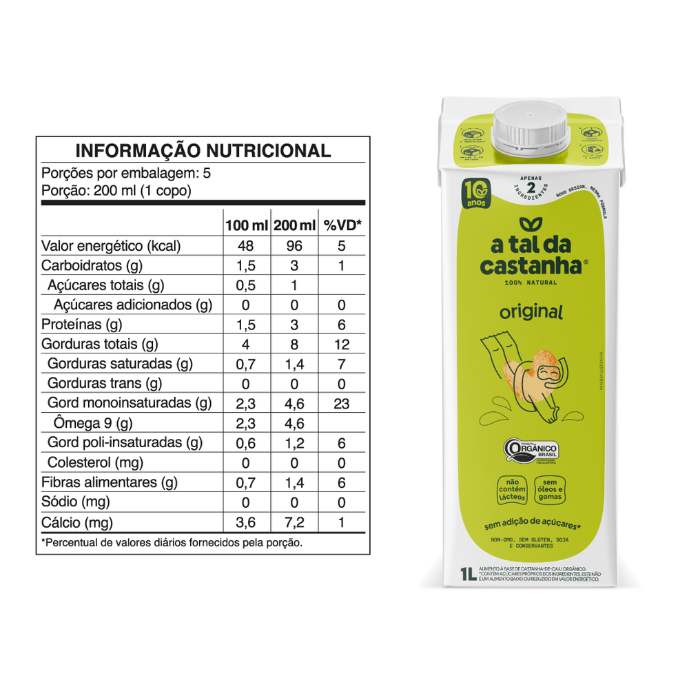 Original Orgânico 1L - A Tal da Castanha - 3