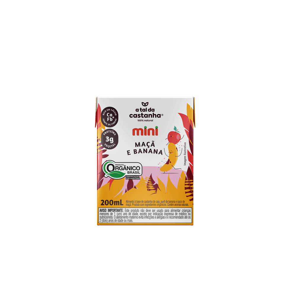 Mini Maçã e Banana 200 ml - A Tal da Castanha - 1
