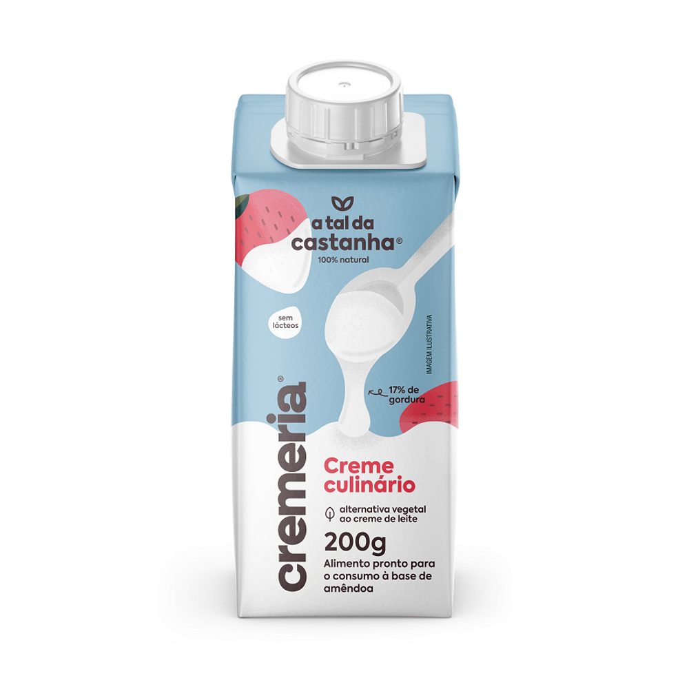 Creme Culinário Vegetal Cremeria 200 ML - A Tal da Castanha - 1