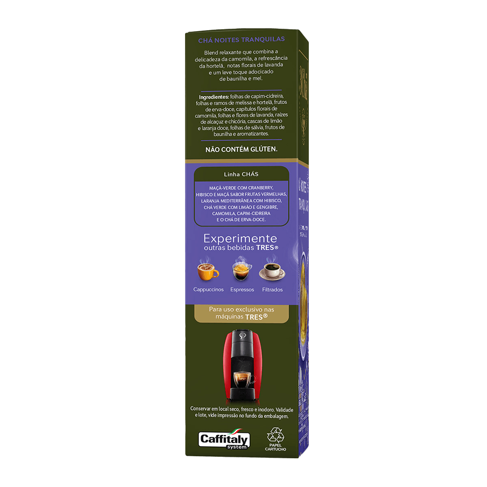 Cápsula de Chá Noites Tranquilas TRES 3Chá - 3