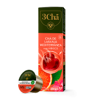 Cápsula de Chá de Laranja Mediterrânea com Hibisco TRES 3Chá - 1