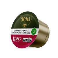 Cápsula de Chá Hibisco e Maçã TRES 3Chá - 3