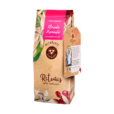 Café Torrado e Moído Florada Rituais 3 Corações Pacote 250g