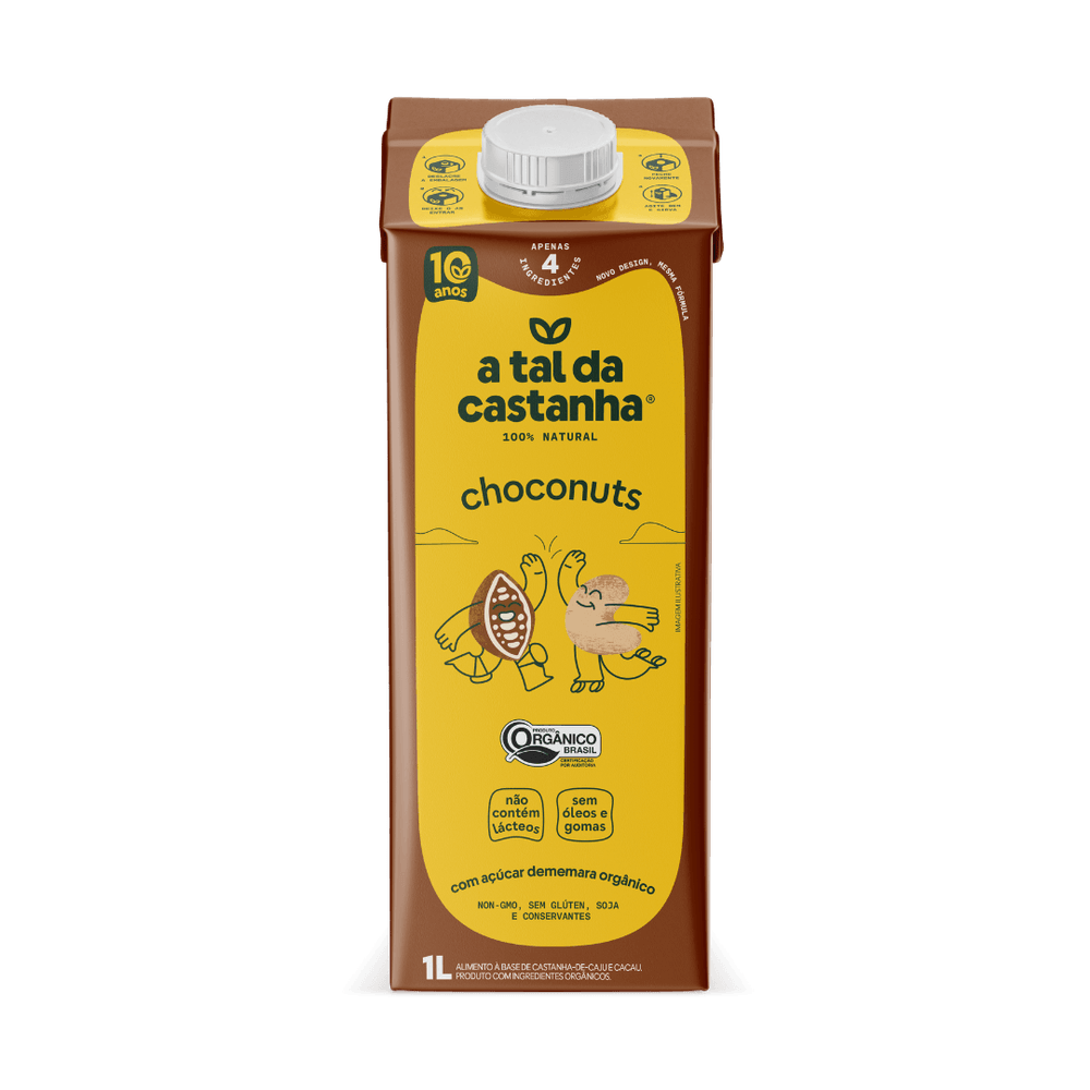 Achocolatado Choconuts Orgânico 1L - A Tal da Castanha - 1