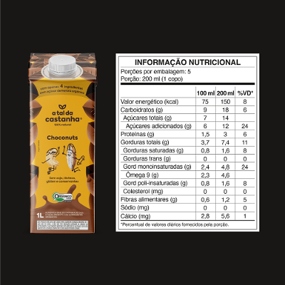 Achocolatado Choconuts Orgânico 1L - A Tal da Castanha
