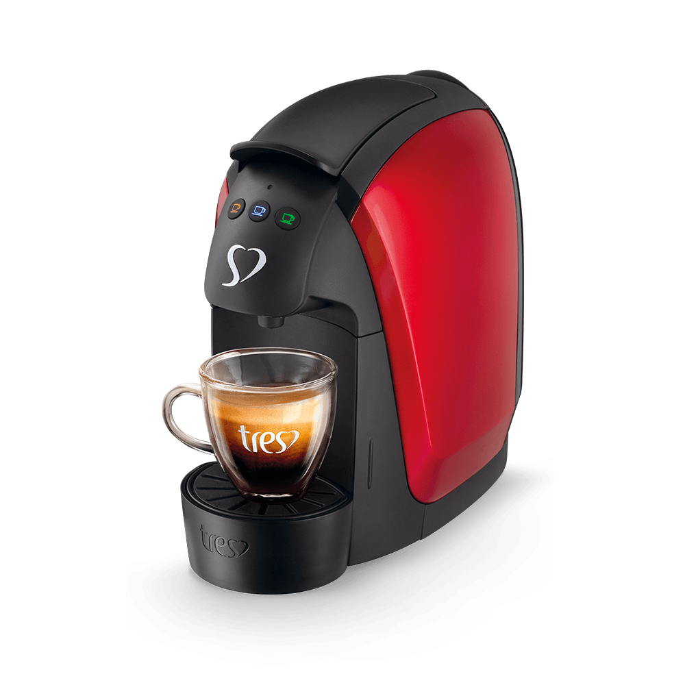 Cafeteira Espresso Luna Vermelha Automática - TRES 3 Corações - 3