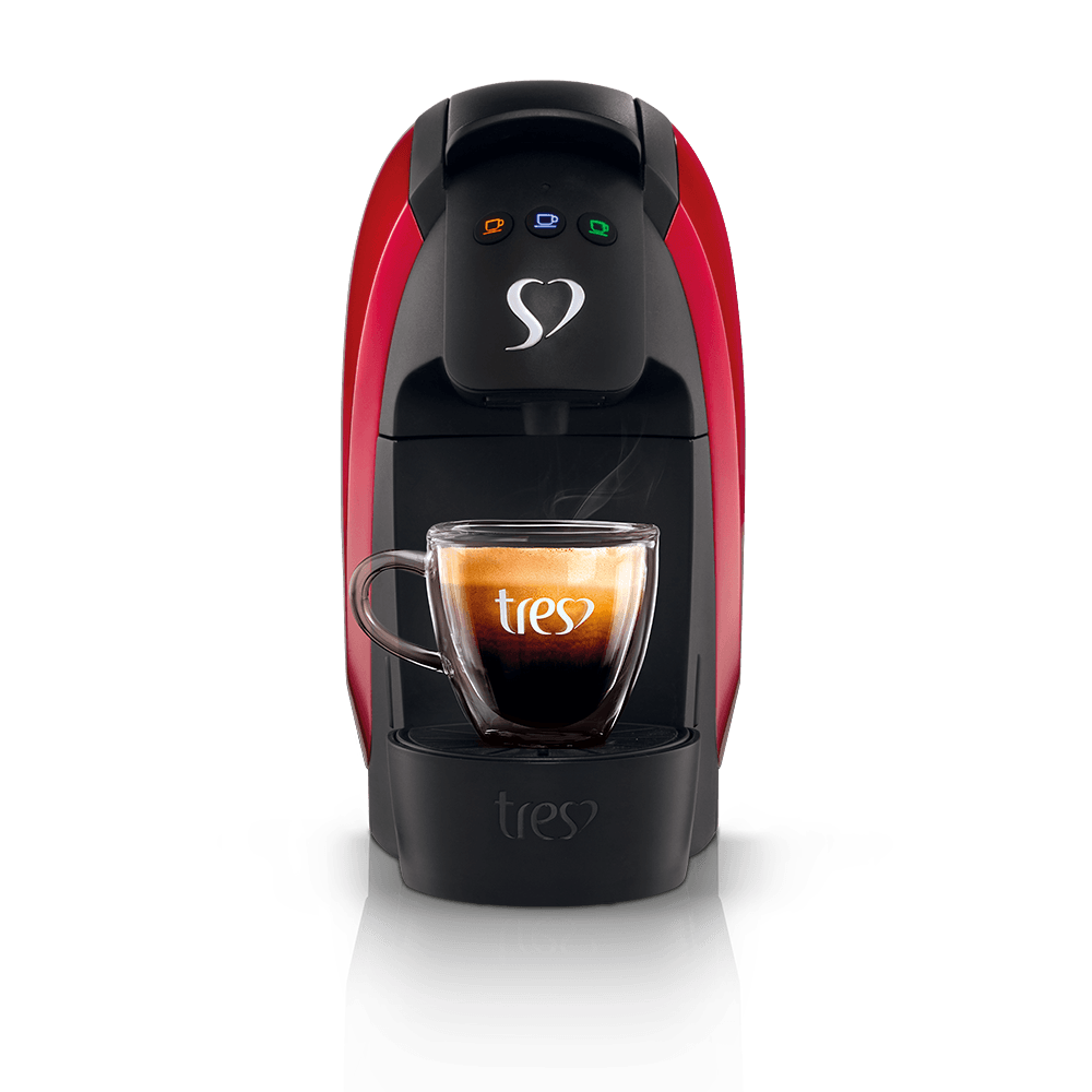 Cafeteira Espresso Luna Vermelha Automática - TRES 3 Corações - 4