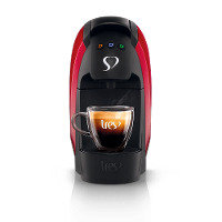 Cafeteira Espresso Luna Vermelha Automática - TRES 3 Corações