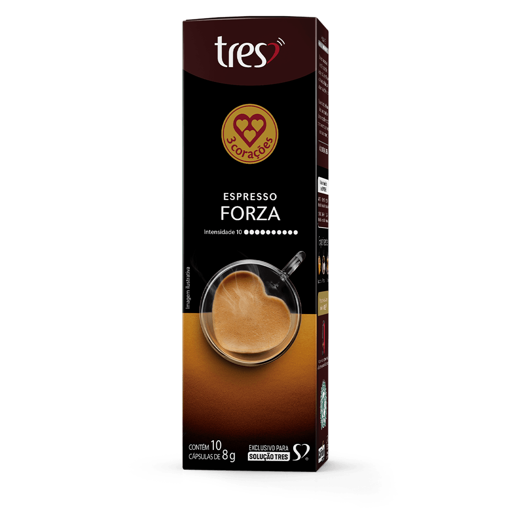 Cápsula de Café Espresso Forza TRES 3 Corações - 2