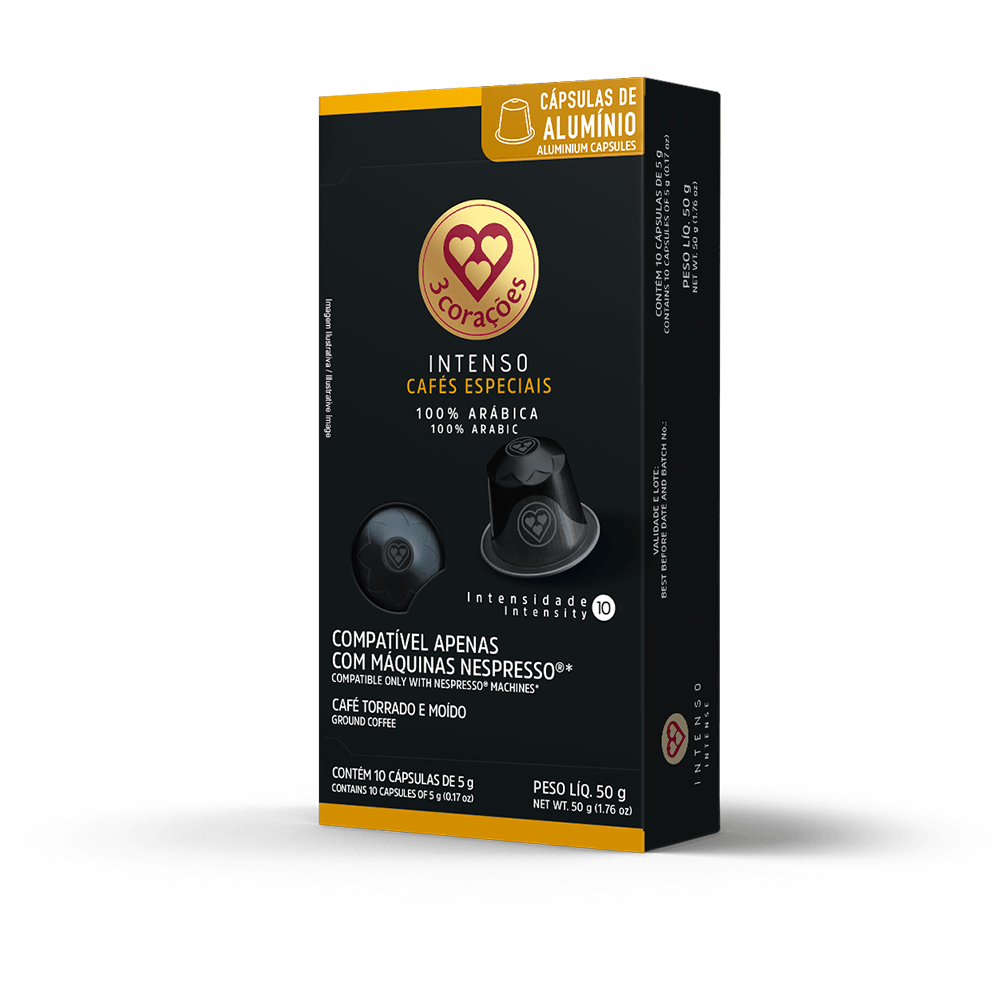 Cápsula de Café Compatíveis Nespresso® Intenso 3 Corações - 2