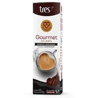 Cápsula de Café Espresso Gourmet Dark Roast TRES 3 Corações - 6