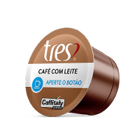 Cápsula de Café com Leite TRES 3 Corações