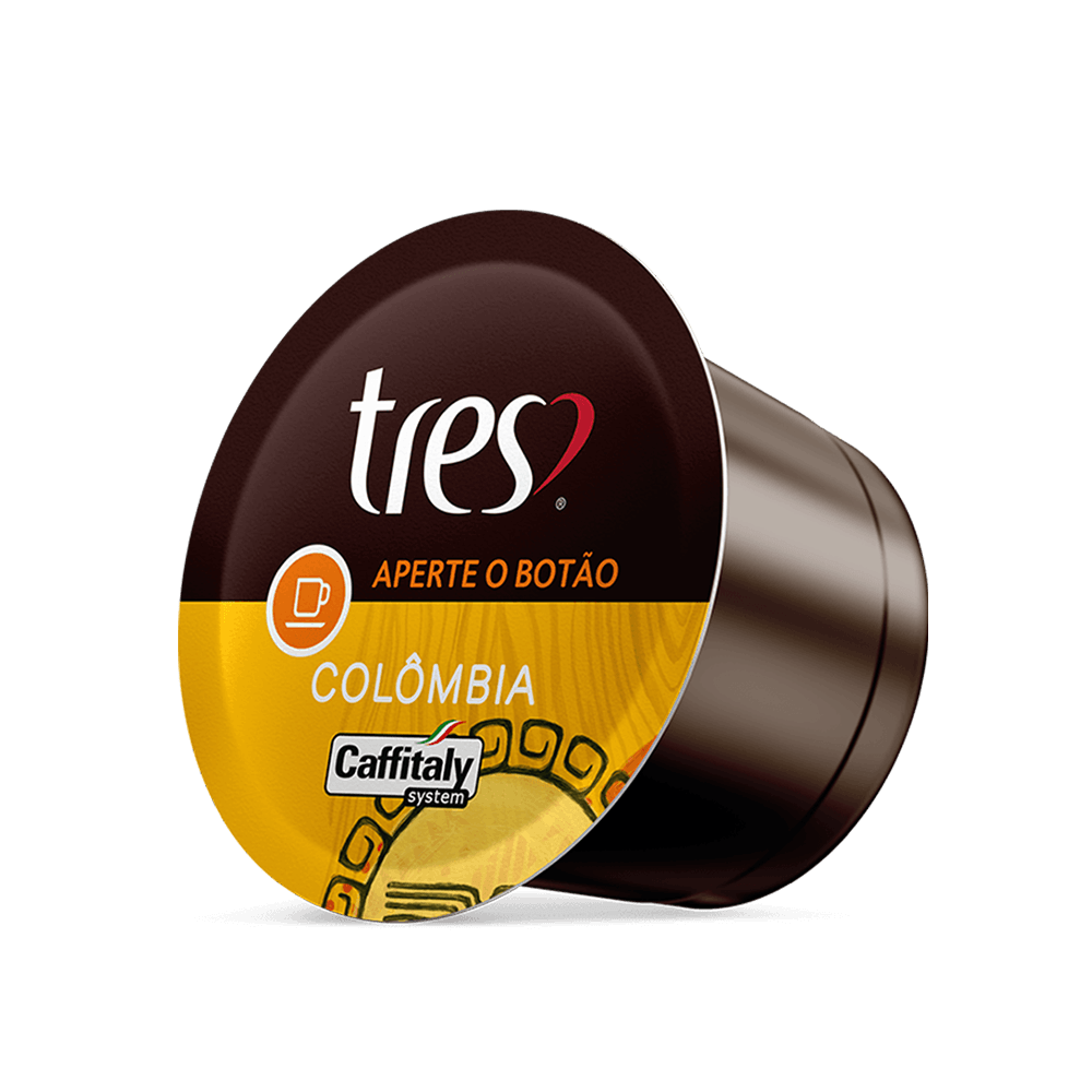 Cápsula de Café Espresso Regiões do Mundo Colômbia TRES 3 Corações - 3