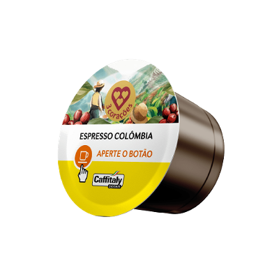 Cápsula de Café Espresso Regiões do Mundo Colômbia 3 Corações
