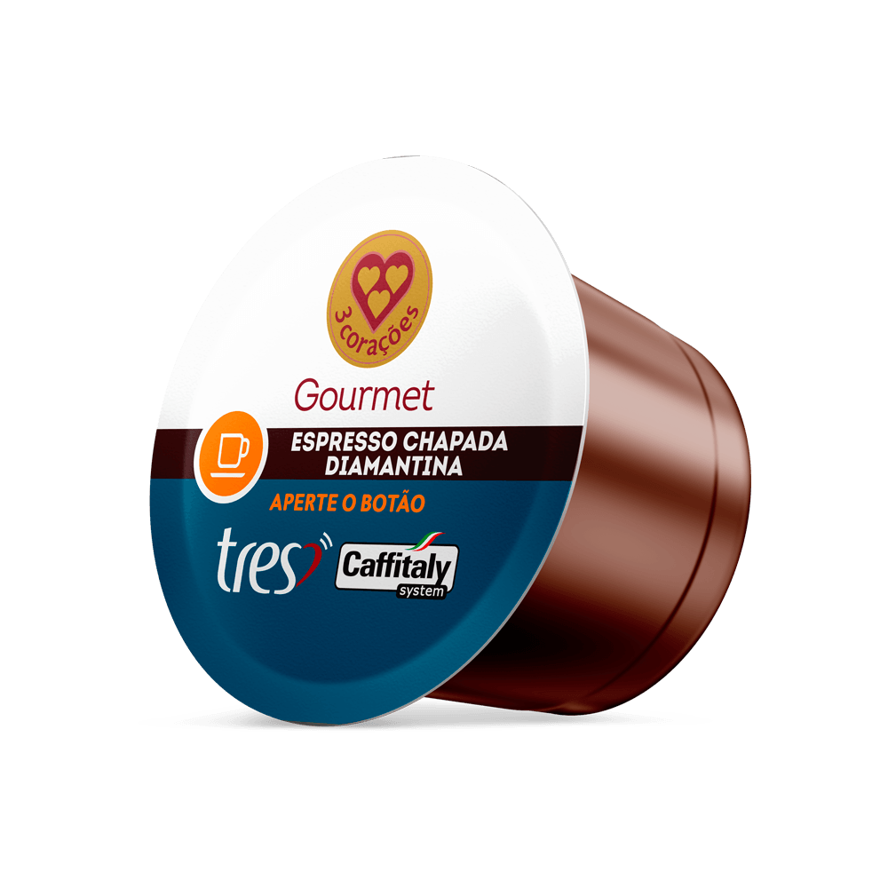 Cápsula de Café Espresso Gourmet Chapada Diamantina TRES 3 Corações - 4
