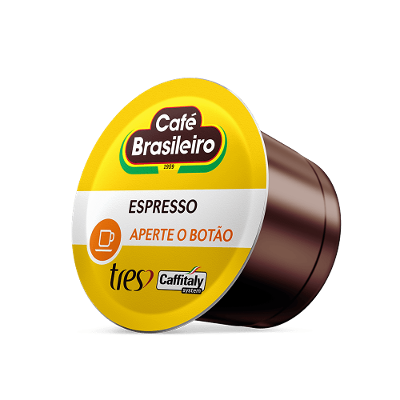 Cápsula de Café Espresso Brasileiro TRES 3 Corações