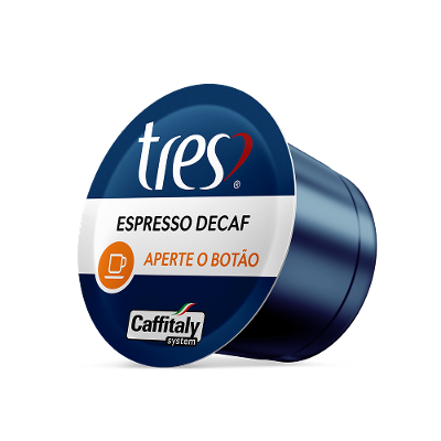 Cápsula de Café Espresso Descafeinado TRES 3 Corações