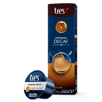 Cápsula de Café Espresso Descafeinado TRES 3 Corações - 1