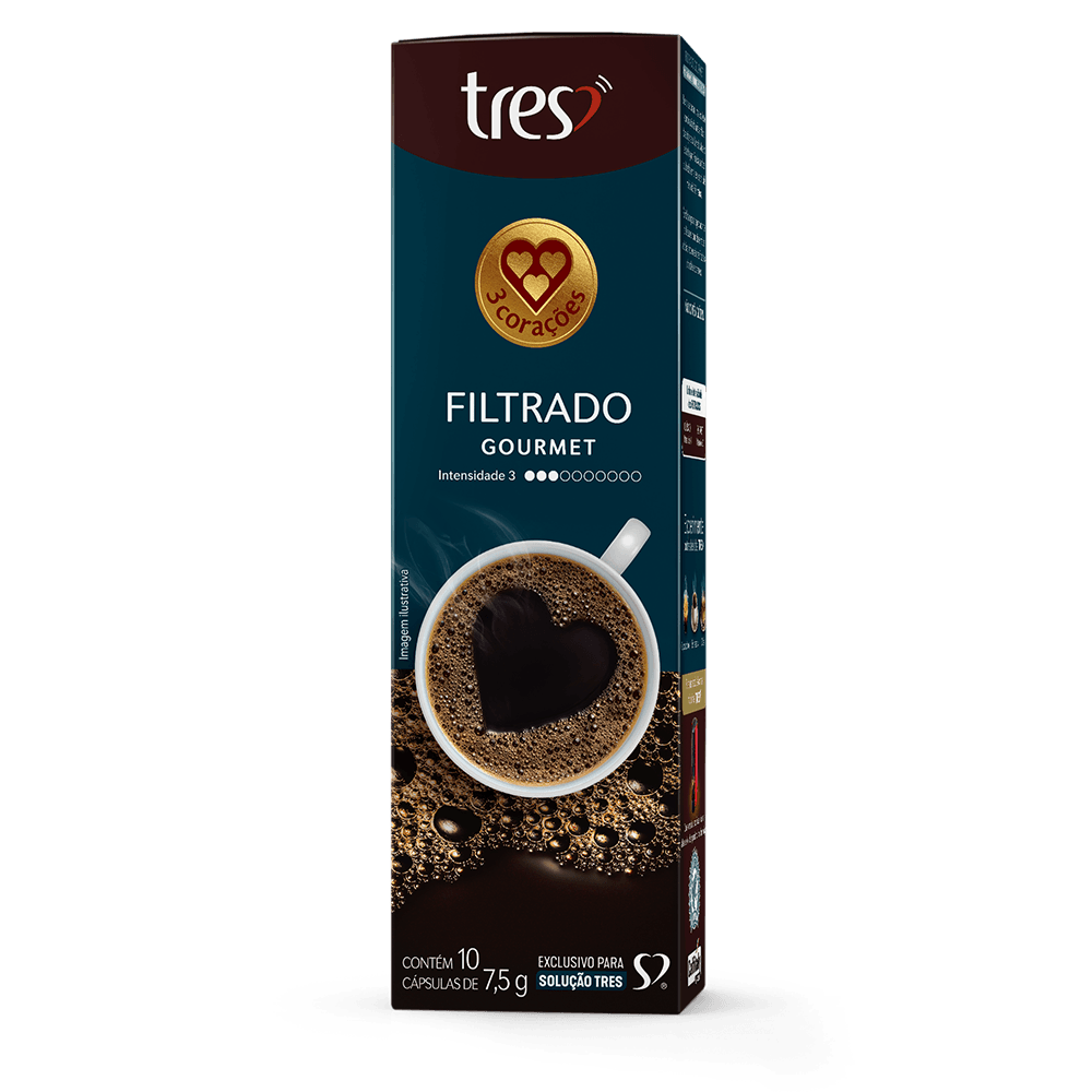 Cápsula de Café Filtrado Gourmet TRES 3 Corações - 2