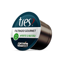 Cápsula de Café Filtrado Gourmet TRES 3 Corações