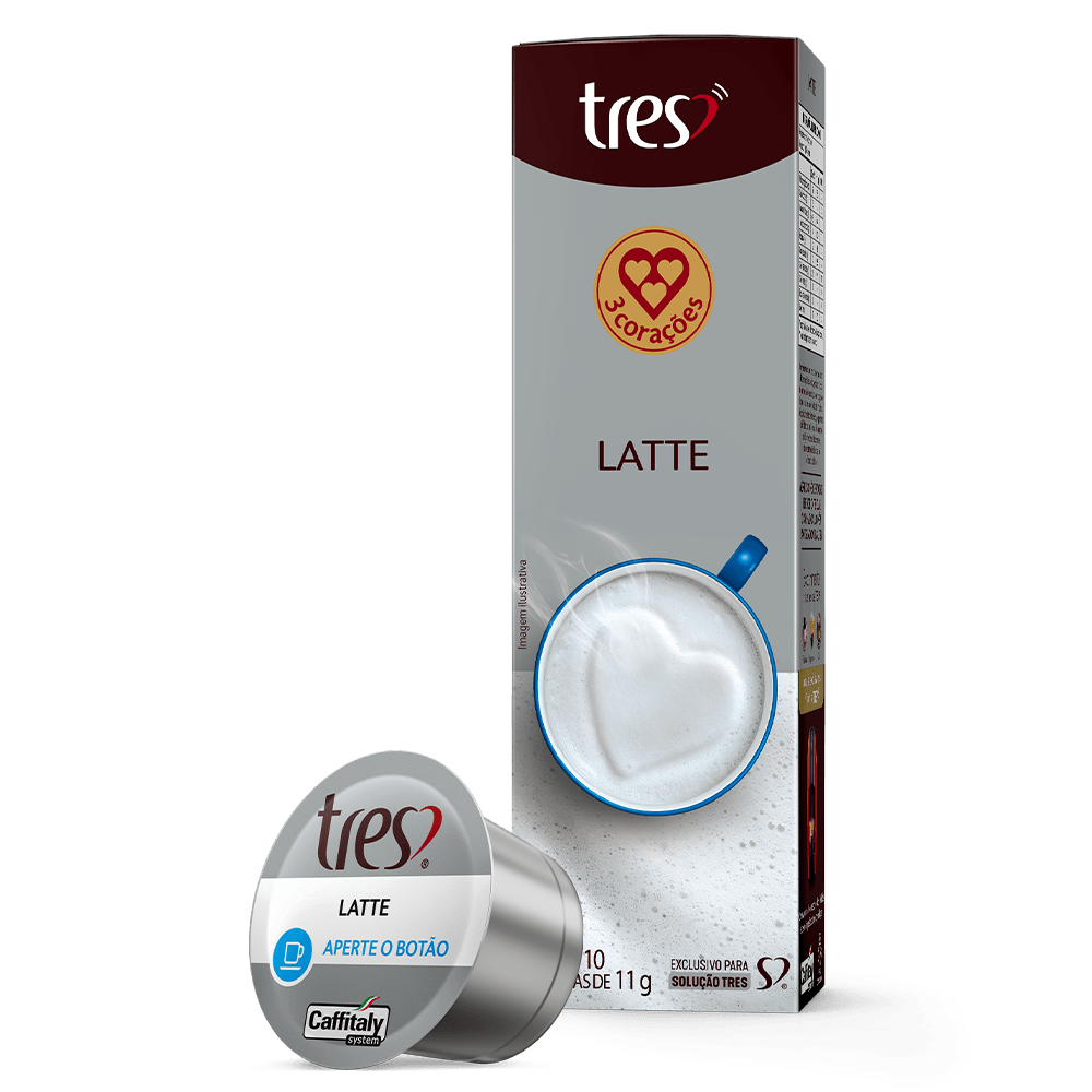 Cápsula de Latte TRES 3 Corações - 1