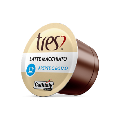 Cápsula de Latte Macchiato TRES 3 Corações