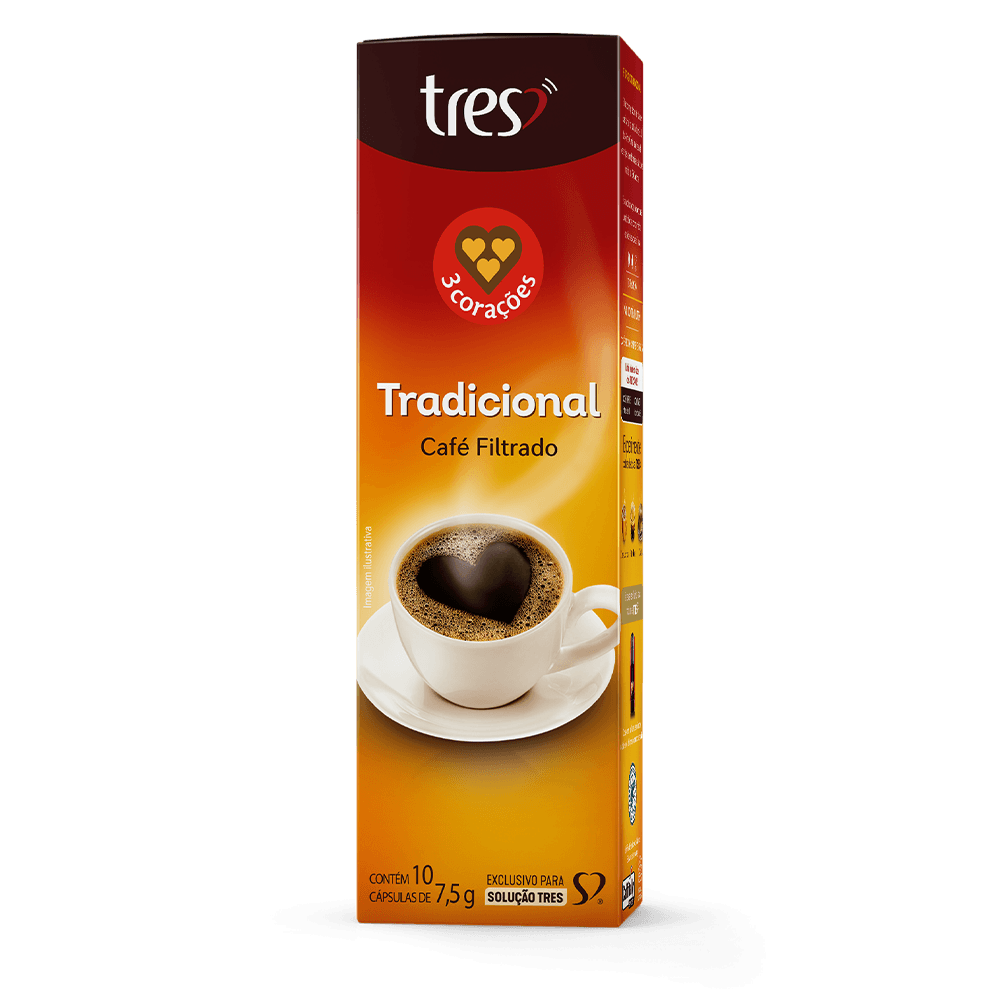 Cápsula de Café Filtrado TRES 3 Corações - 2