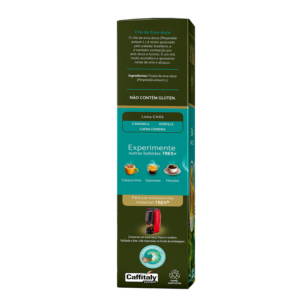Cápsula de Chá de Erva Doce TRES 3Chá - 2