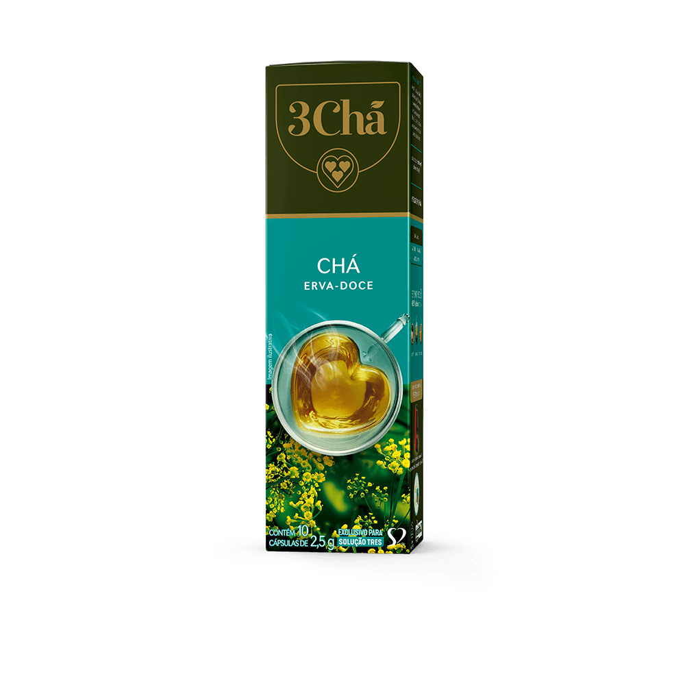 Cápsula de Chá de Erva Doce TRES 3Chá - 6
